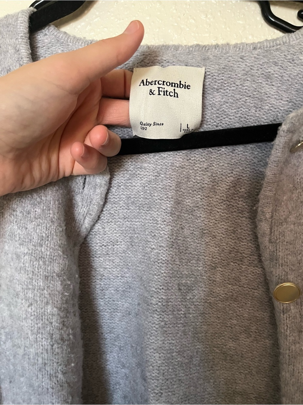 Abercrombie and fitch cardigan Size - Picture 3 of 3